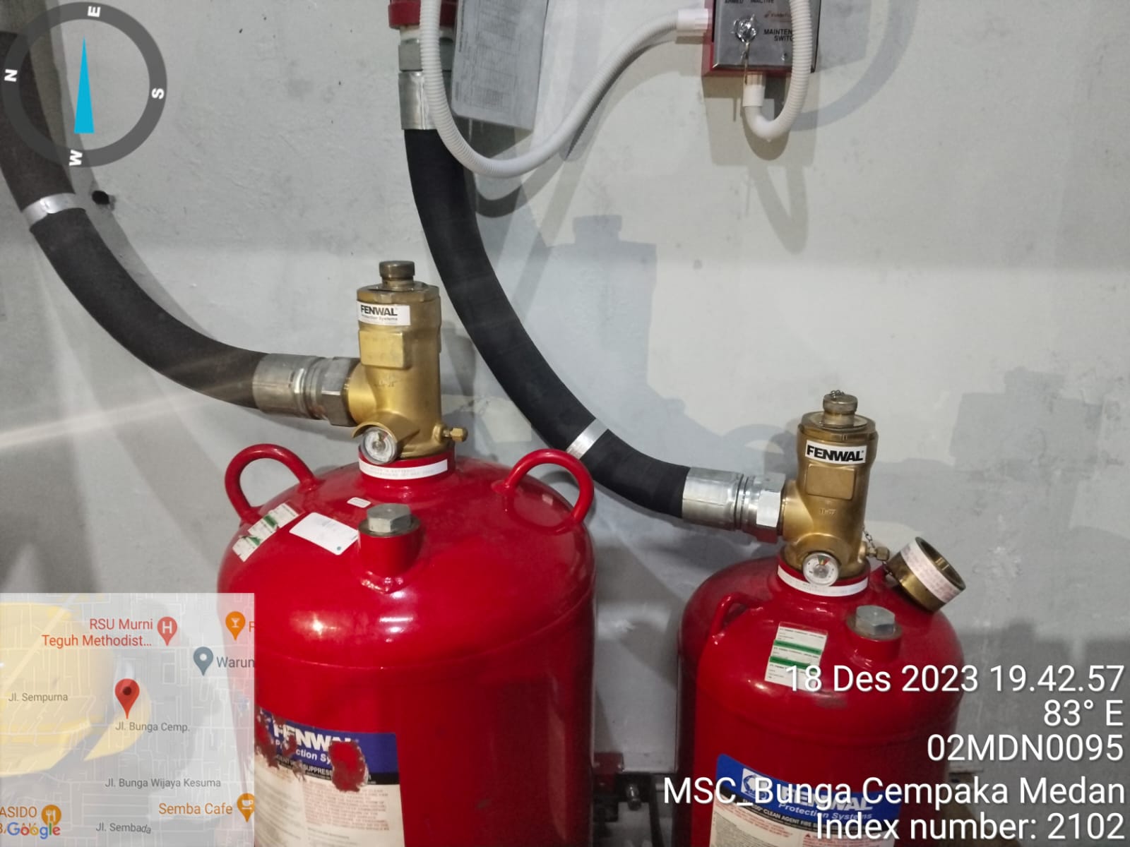Jasa Replacement FM200 Fire Suppression System