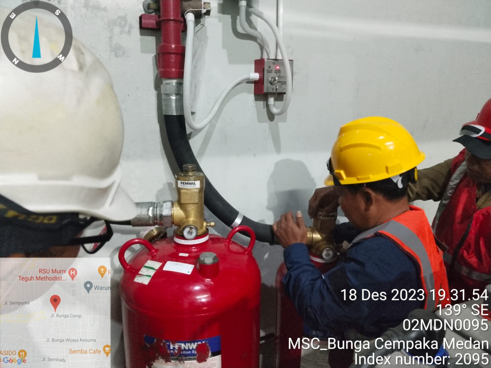 Prosedur Uji Fungsi FM200 Fire Suppression System