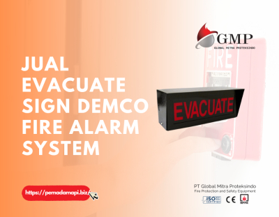 Jual Evacuate Sign Demco Fire Alarm System