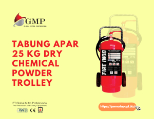 Harga Tabung APAR 25 Kg Dry Chemical Powder Trolley Garansi