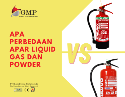 Apa Perbedaan APAR Liquid Gas dan Powder
