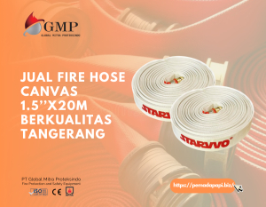 Jual Fire Hose Canvas 1.5’’x20m Berkualitas DTangerangi Tangerang